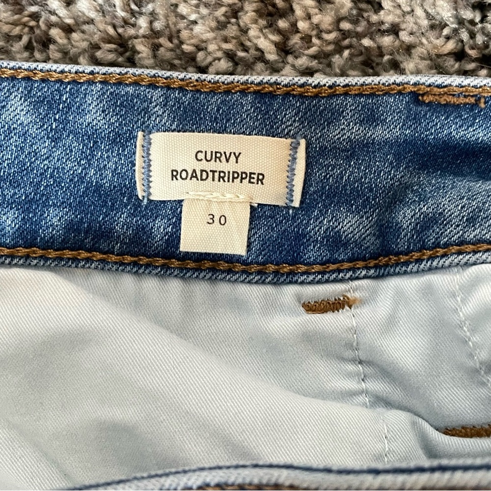 Madewell Curvy Roadtripper High Rise Conroe Wash Authentic Jeans Size 30 - Picture 9 of 12